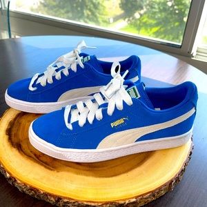 Puma Suede Classic Blue White